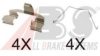 MAZDA 126160600 Accessory Kit, disc brake pads
